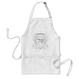 70th Birthday Gag Gift Standaard Schort