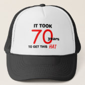 70th Birthday Gag Gifts Pet voor Mannen (Voorkant)