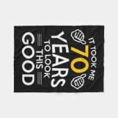 70th Birthday Gift Took Me 70 Years Old  Fleece Deken (Voorkant (Horizontaal))