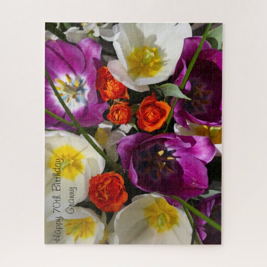 70th Birthday Granny Legpuzzel (Verticaal)