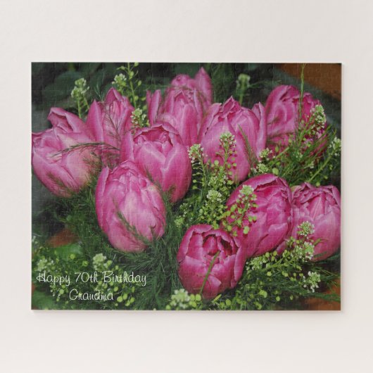 70th Birthday Granny Legpuzzel (Horizontaal)