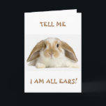 **70th** BIRTHDAY HUMOR FROM *FUNNY BUNNY" Card Kaart<br><div class="desc">THANKS FOR STOPPING BY ONE OF MY EIGHT STORES. THIS CARD IS SO CUTE FOR THAT CERTAIN PERSON IN YOUR Life WHO IS TURNING "70" AND THANKS FOR STOPPING BY 1 OF MY 8 STORES!!! (CHANGE THE AGE IF YOU NEED TO & I HAVE MORE AT THIS STORE)</div>