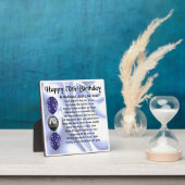 70th Birthday Husband Poem Plaque Fotoplaat (Insitu)