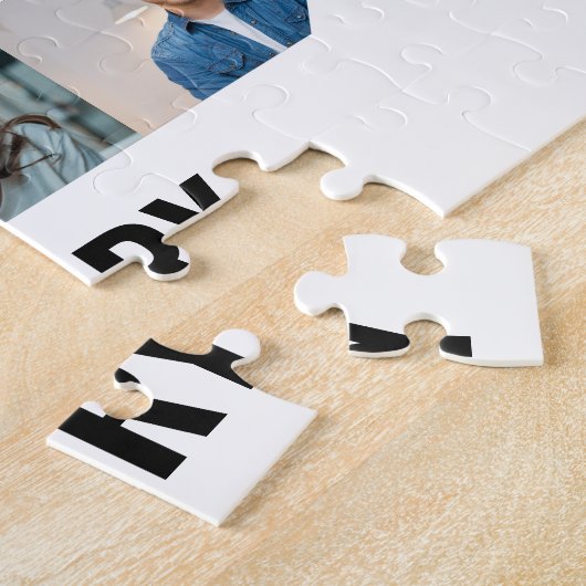 70th Birthday Number 70 Photo Collage 11 Photo Legpuzzel (Zijkant)