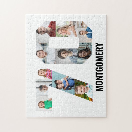 70th Birthday Number 70 Photo Collage 11 Photo Legpuzzel (Verticaal)