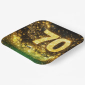 70th Birthday Party  Papieren Bordje (Gebogen)