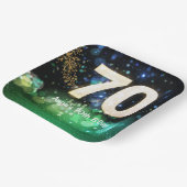 70th Birthday Party  Papieren Bordje (Gebogen)