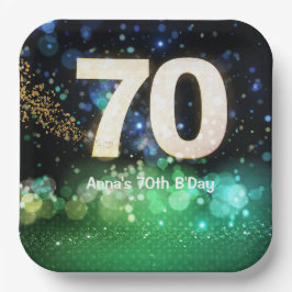 70th Birthday Party  Papieren Bordje