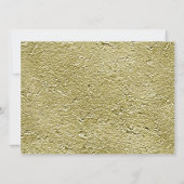 70th Custom Photo Black and Gold  Kaart (Achterkant)