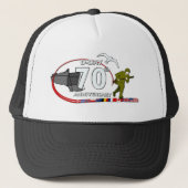 70th D-Day verjaardagsfeest Trucker Pet (Voorkant)
