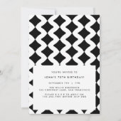 70th Verjaardag nodigen moderne minimale eenvoudig Kaart (Achterkant)