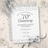 70th Wedding Jubileum Love Hearts Save the Date Briefkaart