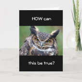 **70th** WHOOOOO DENKT DAT IK ZO OUD KAN ZIJN? Kaa Kaart (Voorkant)