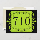 710 Gebiedscode Briefkaart (Voorkant / Achterkant)