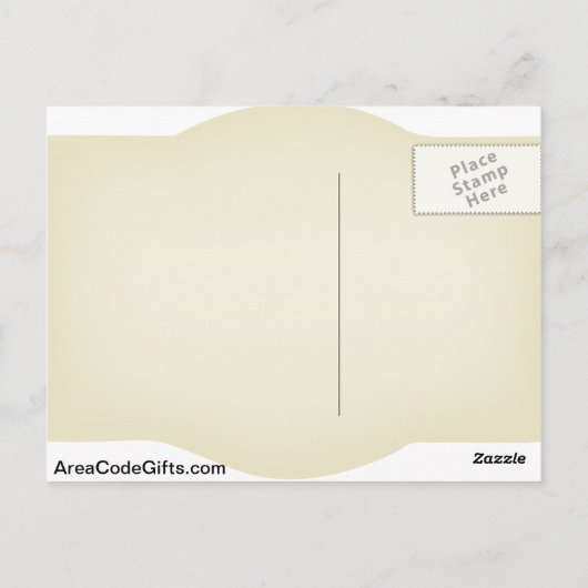 710 Gebiedscode Briefkaart (Achterkant)