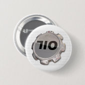 710 petten sleutelhanger, incl. watermerk ronde button 5,7 cm (Voorkant /achterkant)