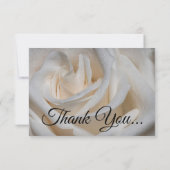 7127 - Witte roos met dauw Bedankkaart (Achterkant)