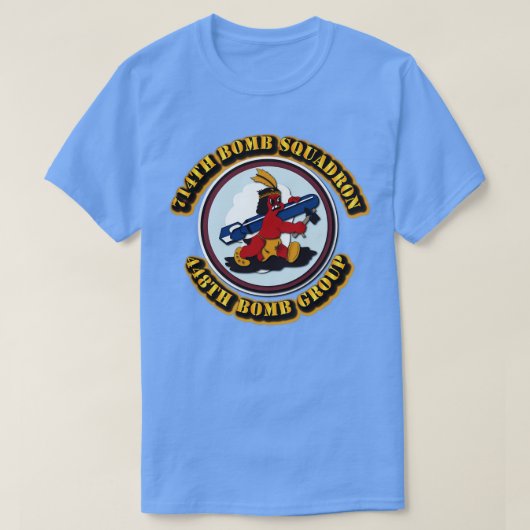 714th Bomb Squadron 448th Bomb Group 8th AF T-shirt (Design voorkant)