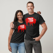 716 Area Code Buffalo New York.BFLO WNY T-shirt (Unisex)