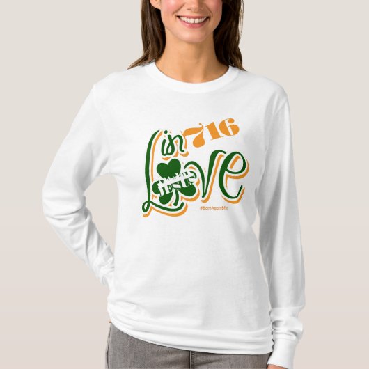 716 in Love JESUS, Graphic on apparel T-shirt (Voorkant)
