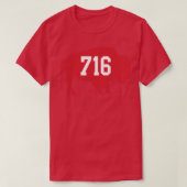 716 Rood T-shirt (Design voorkant)