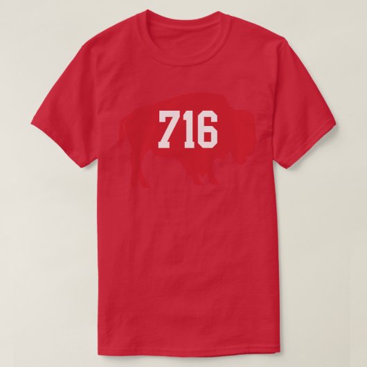 716 Rood T-shirt (Design voorkant)