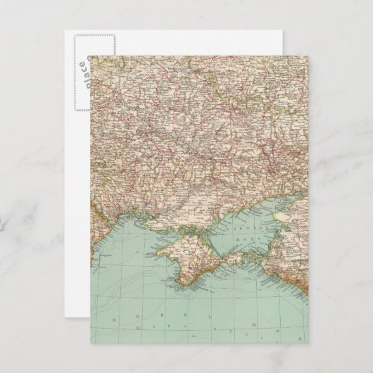 7172 Oekraïne, zwart Zee Briefkaart (Voorkant / Achterkant)