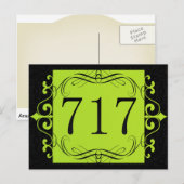 717 Gebiedscode Briefkaart (Voorkant / Achterkant)