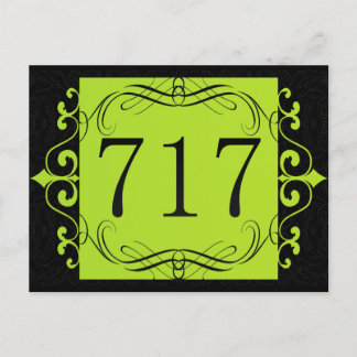 717 Gebiedscode Briefkaart