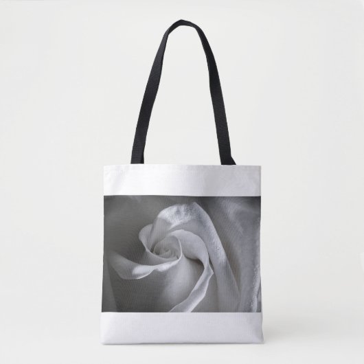 7181-M-White Rose Tote Bag (Voorkant)