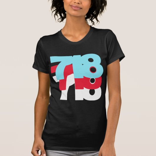 718 Gebiedscode T-shirt (Voorkant)