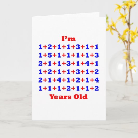 71 jaar oud! kaart (Gele Bloem)