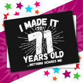 71 Jaar Oud Sarcastisch Meme Grappige 71e Verjaard Briefkaart