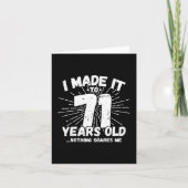 71 Jaar Oude Sarcastische Meme Leuk 71ste Verjaard Kaart (Voorkant)