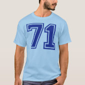 71 - nummer t-shirt (Voorkant)