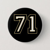 71-toets ronde button 5,7 cm (Voorkant)