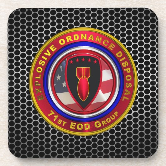 71e Explosive Ordnance Disposal Group Bier Onderzetter (Voorkant)