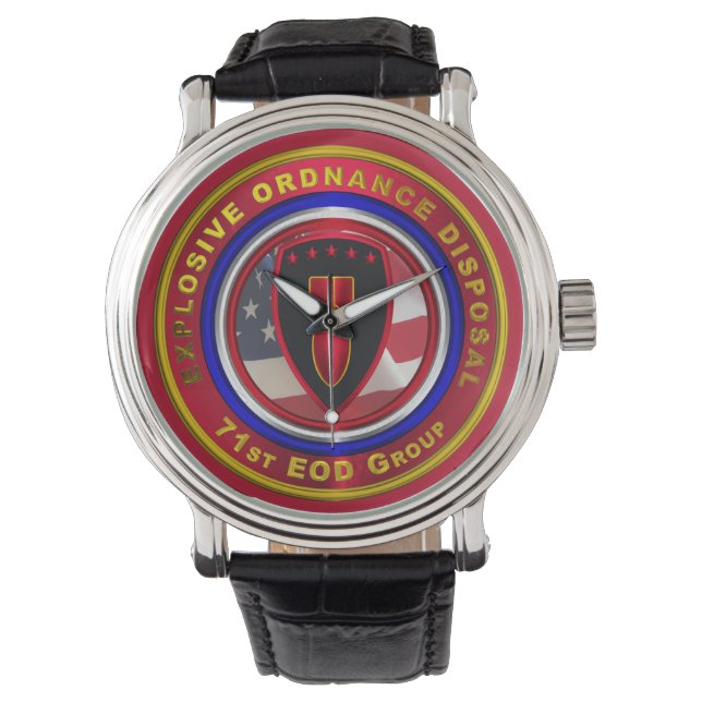 71e Explosive Ordnance Disposal Group Horloge (Voorkant)