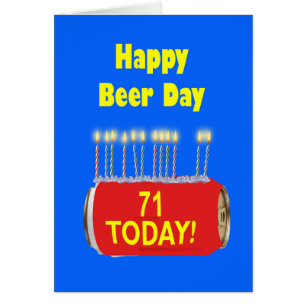71e Happy Beer Day Verjaardag