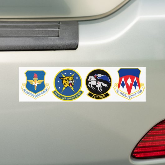 71e Squadron Logos Bumpersticker (Op auto)