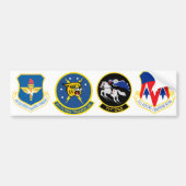 71e Squadron Logos Bumpersticker (Voorkant)