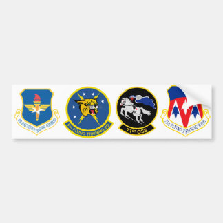 71e Squadron Logos Bumpersticker