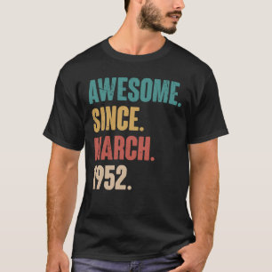 71e verjaardag 71 jaar oude wijngaard t-shirt