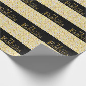 71e verjaardag cadeaupapier (Hoek)