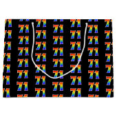 71e verjaardag: Fun Rainbow Event Nummer 71 Patroo Groot Cadeauzakje (Voorkant)