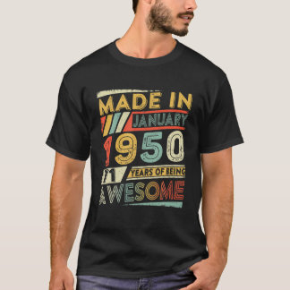 71St Birthday geboren in 1950 Quarantine Edition 7 T-shirt