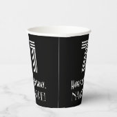 71ste verjaardag — Art Deco Geïnspireerde look "71 Papieren Bekers (Rechts)