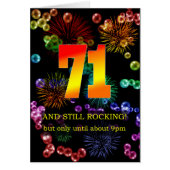 71ste verjaardag nog steeds springend (Voorkant)