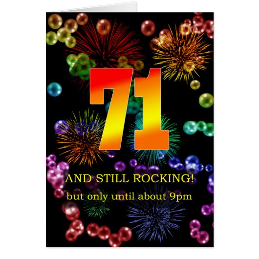 71ste verjaardag nog steeds springend (Voorkant)