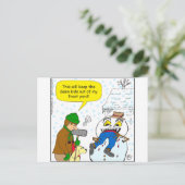 720 houden kinderen uit mijn voortuin cartoon briefkaart (Staand voorkant)